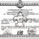 Diploma Gran Logiade Cuba